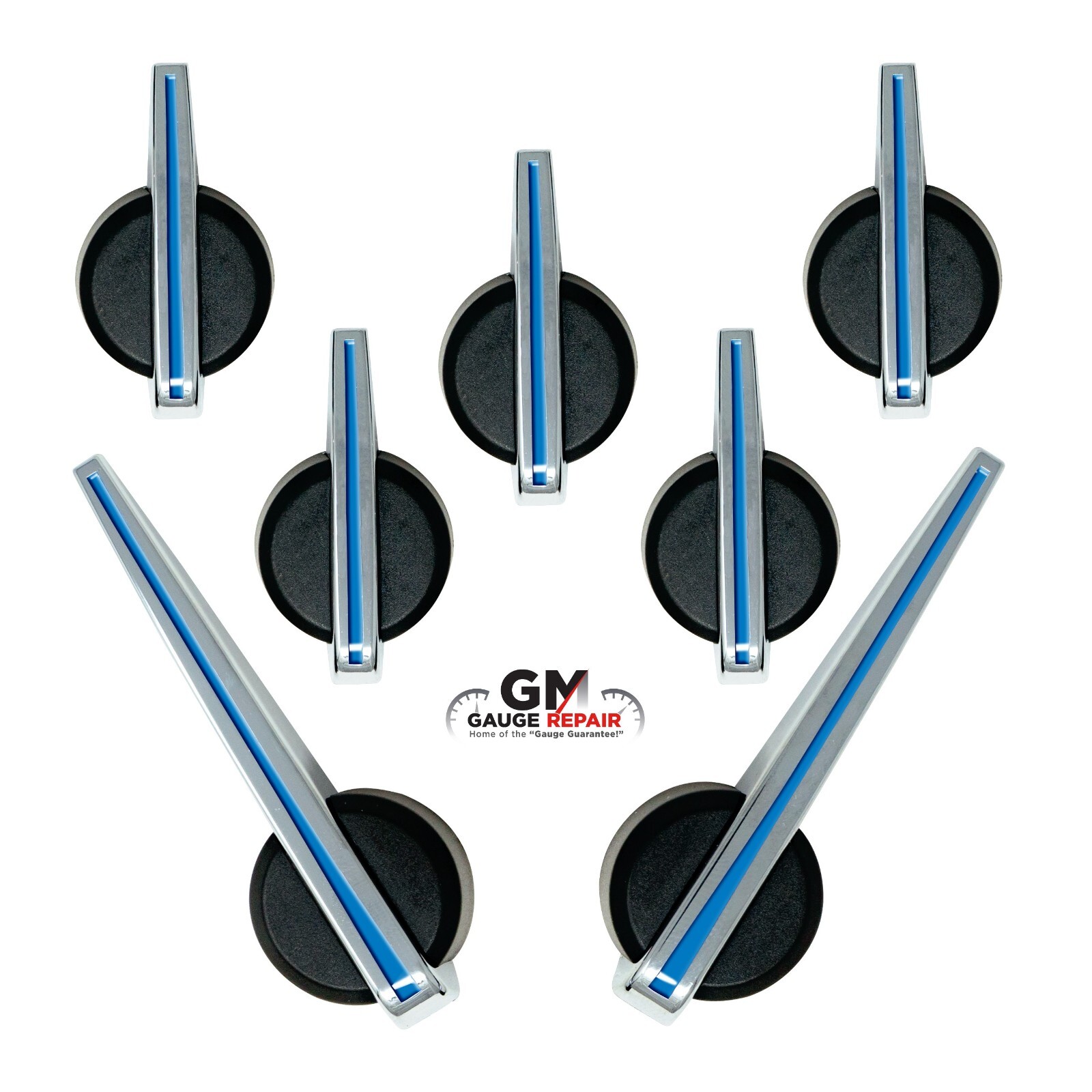 Premium Escalade Gauge Cluster Pointer Set for 2003-2013 GM Truck and SUVs Blue