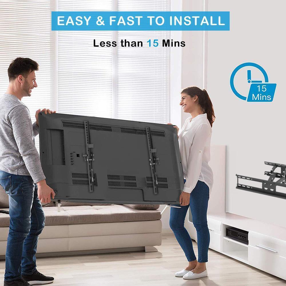 Full Motion TV Wall Mount VESA Bracket 32 36 42 43 46 50 52 55 60 65 70" LED LCD