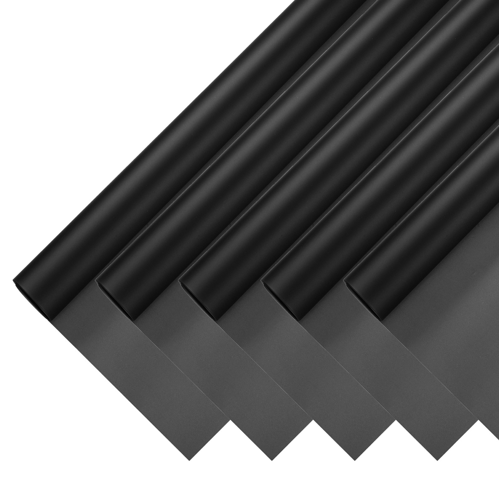 20 Sheets Flower Wrapping Paper, Flower Bouquet Paper, Black