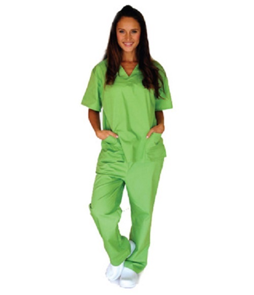 Medical Nursing Scrub Set NATURAL UNIFORMS Men Women Unisex Top Pants BP101