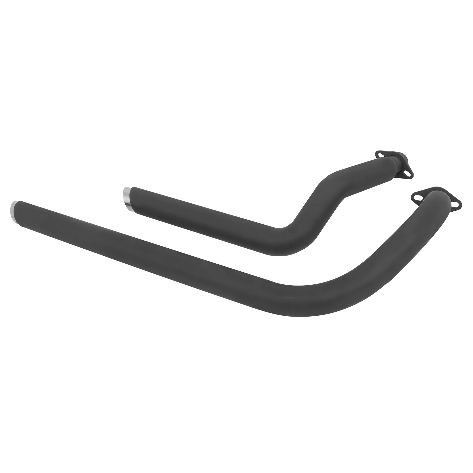 Shortshots Staggered Exhaust Pipe Kit Black For Honda Shadow 750 VT 750 VT400