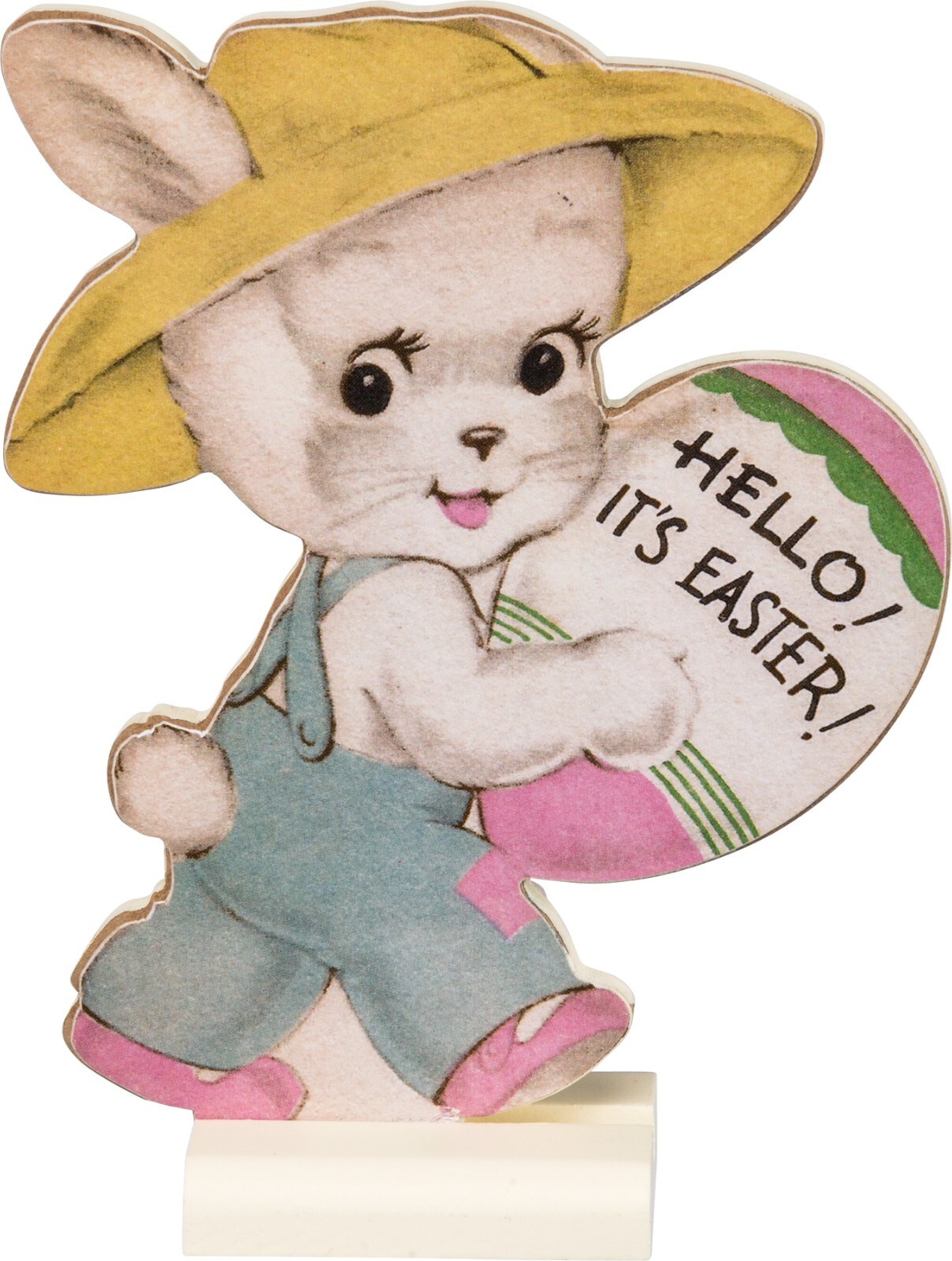 Primitives by Kathy Retro EASTER Sitter Set 5 Stand Ups Vintage Look Bunny Chick