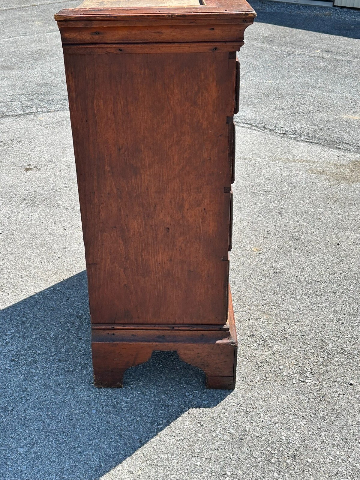 Antique chippendale chest dresser farmhouse country 18th country