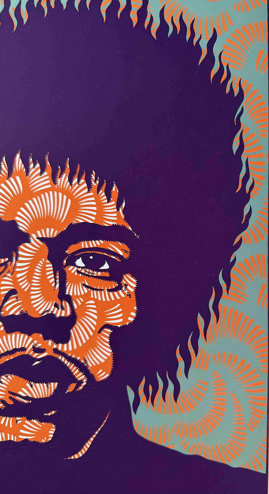 Experience Hendrix Jimi Poster Mitch Mitchell's final show Signed Gary Houston