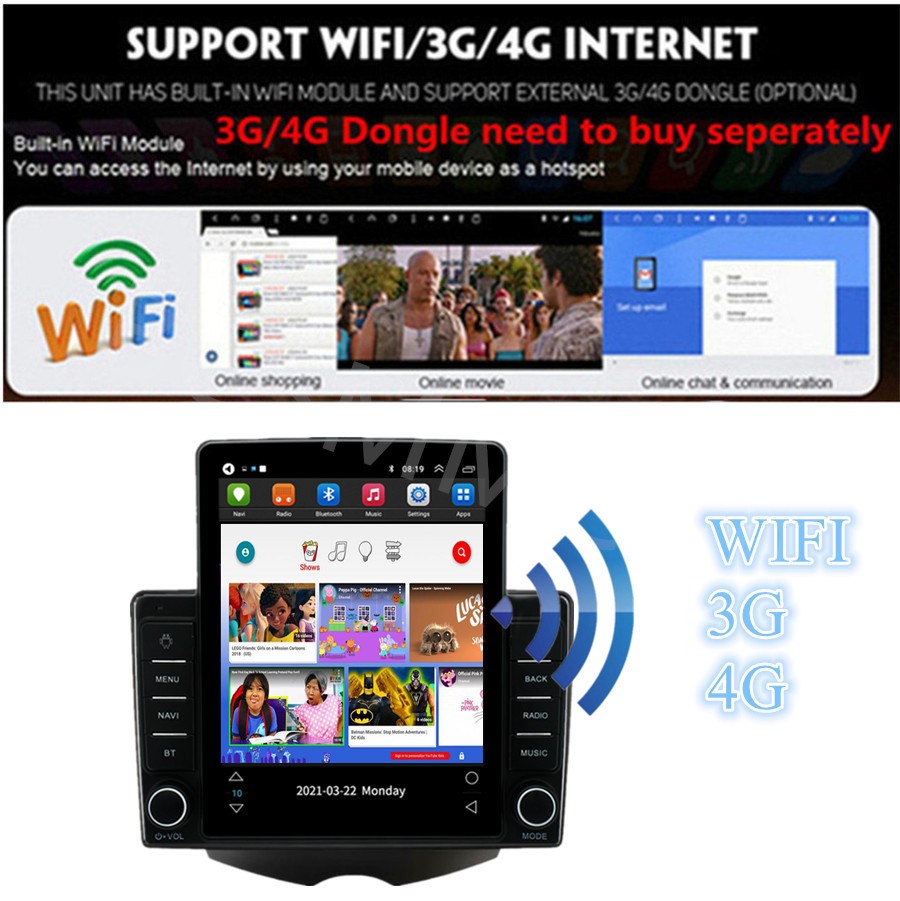 Fit For Hyundai Veloster 2011-2017 Touch Screen Head Unit FM Player For Carplay