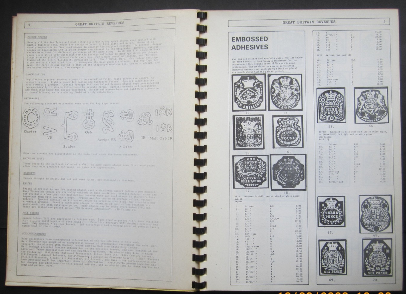 J. Barefoot Ltd - British Commonwealth Revenues, Stamp Catalogue 1983.