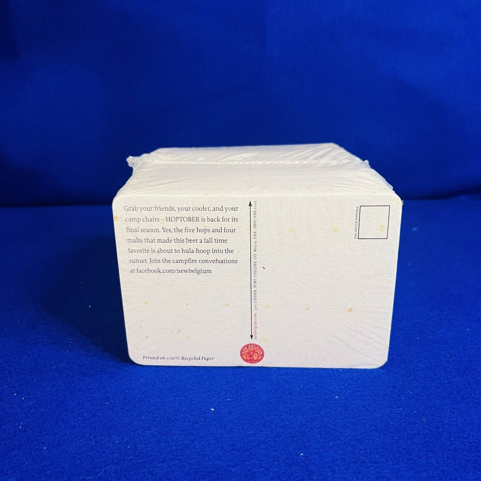 Hoptober Golden Ale Fall's Final Fling Lot of 100 Coasters New Belgium