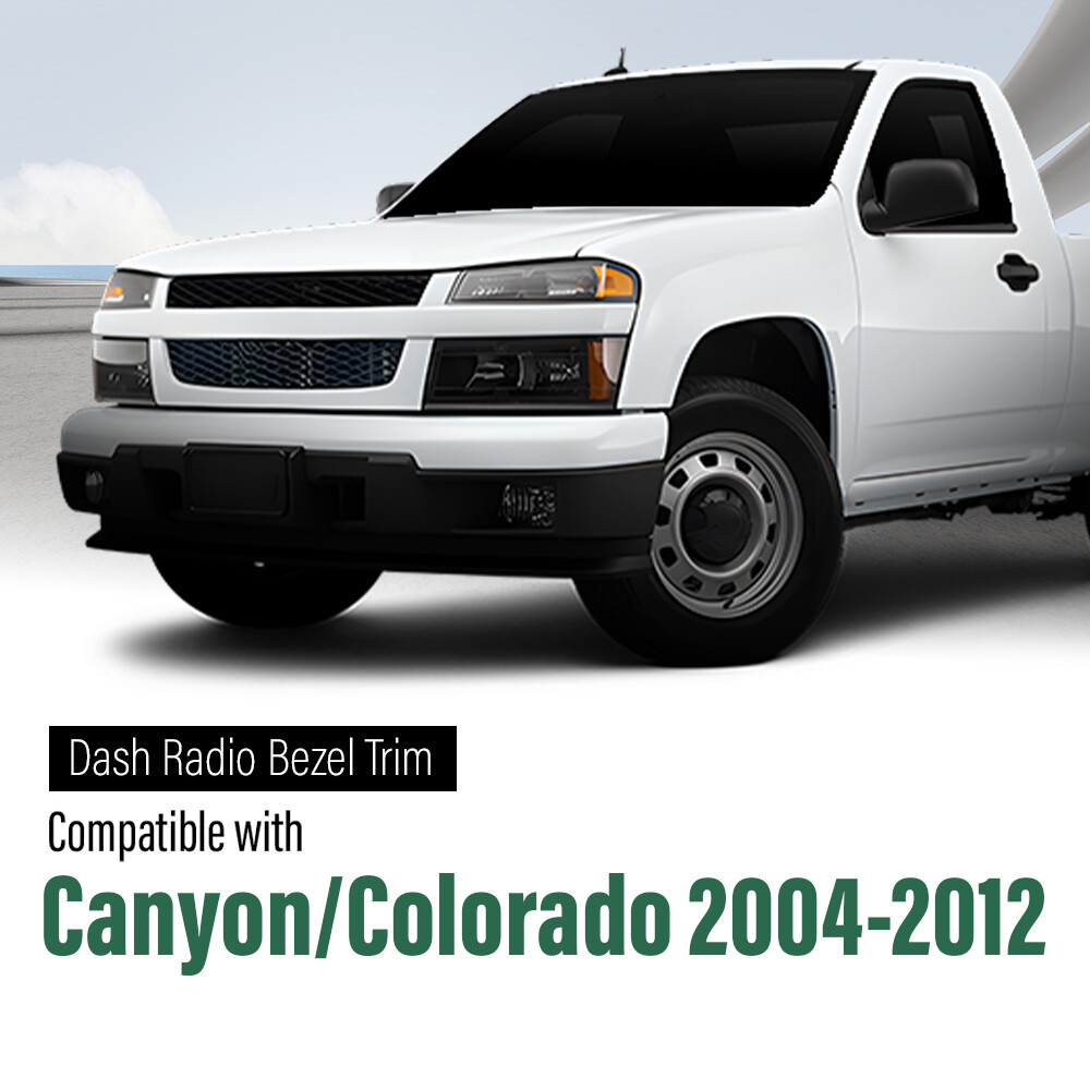 Fit For 2004-2012 Chevy Colorado GMC Canyon Center Dash Radio Vent Bezel Gray