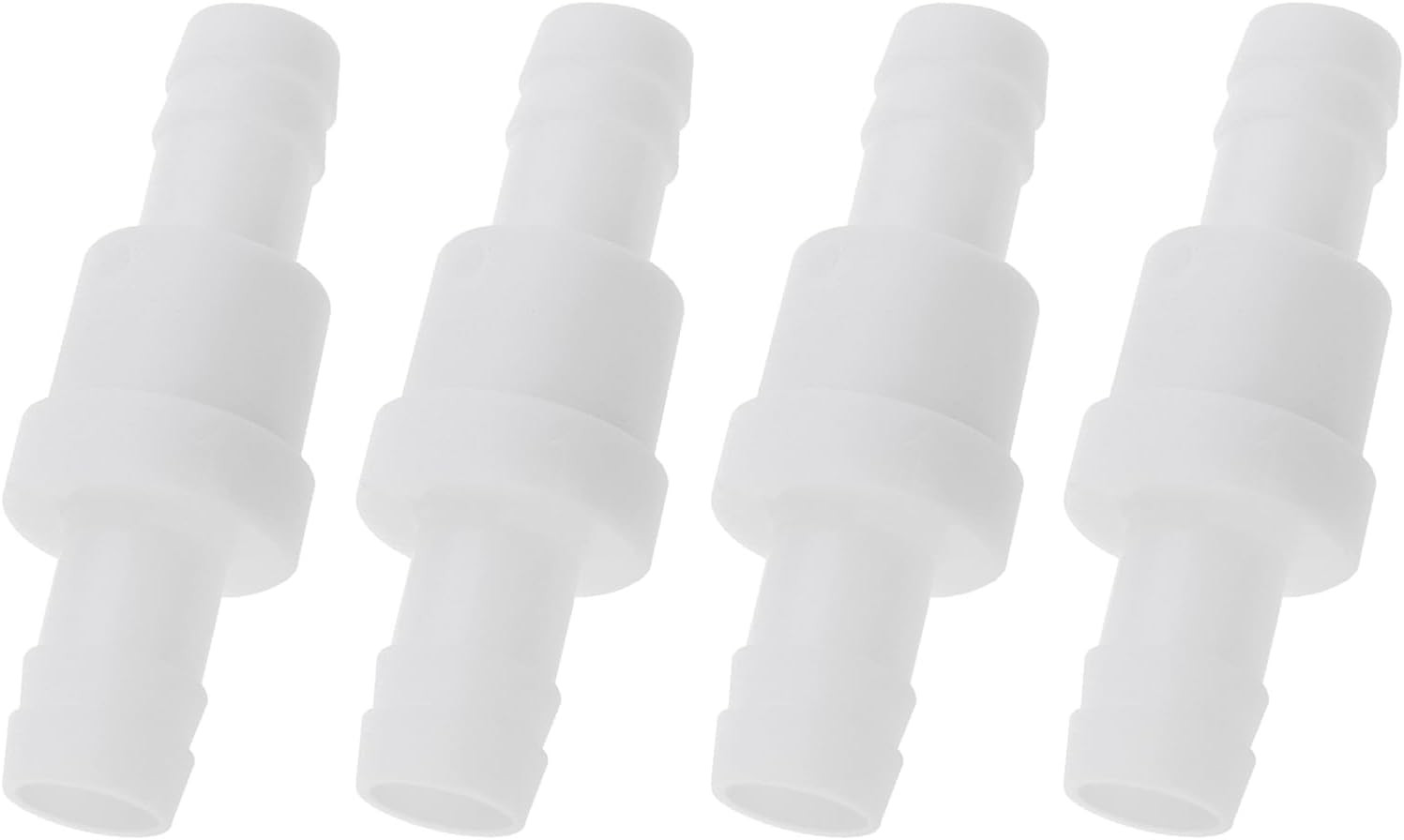 4Pcs 1/2Inch Check Valve, PNXKTXO One Way Inline Check Valve Wear-Resistant Non