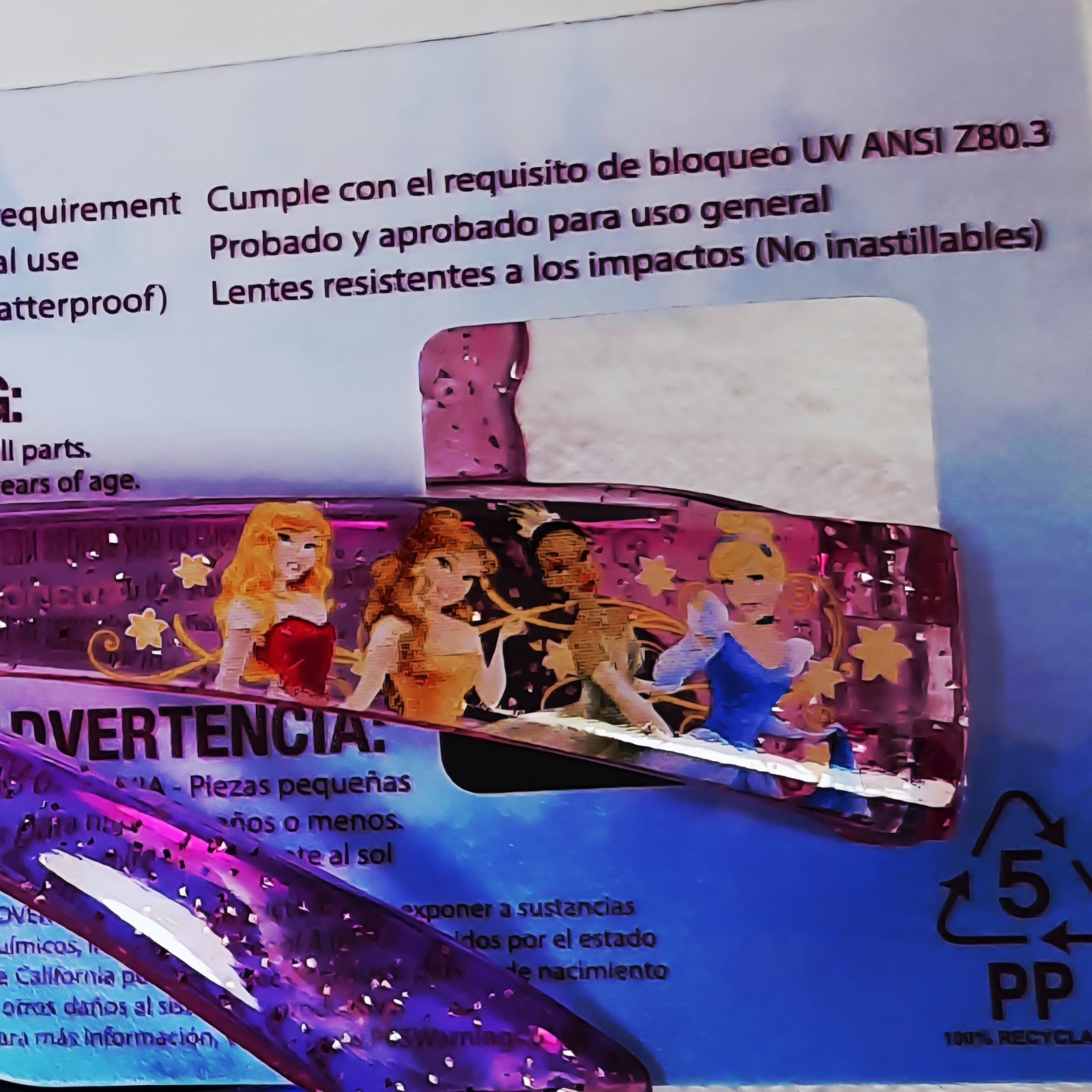 Disney Princess Crown Sunglasses Kids Shades 100% UV Protection Impact Resistant