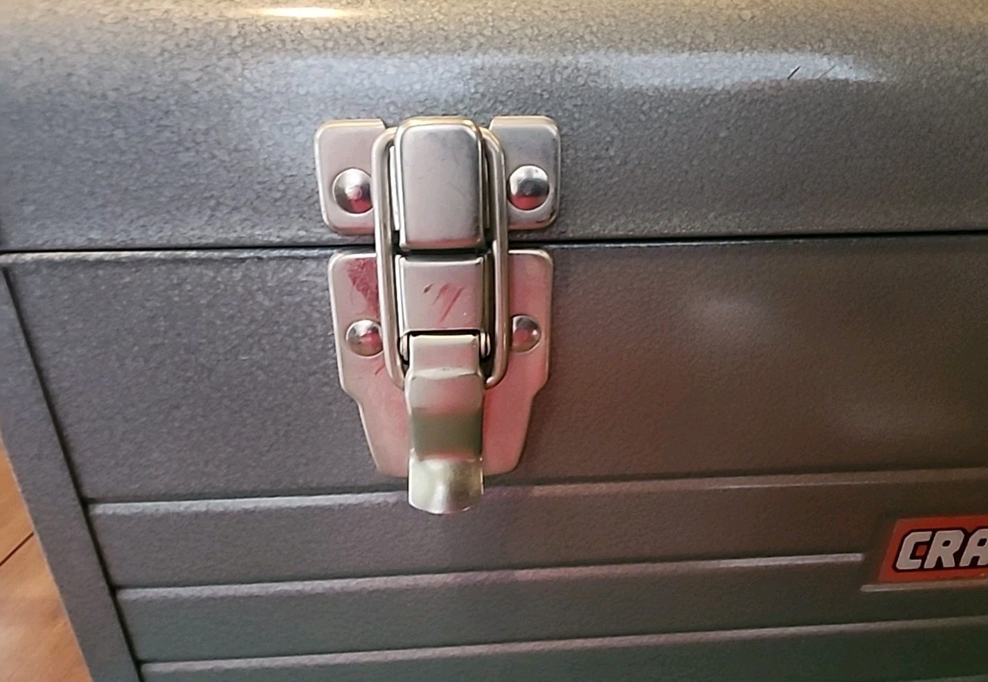 Vintage 1970's Craftsman Toolbox w/ Red Tray - gwVF