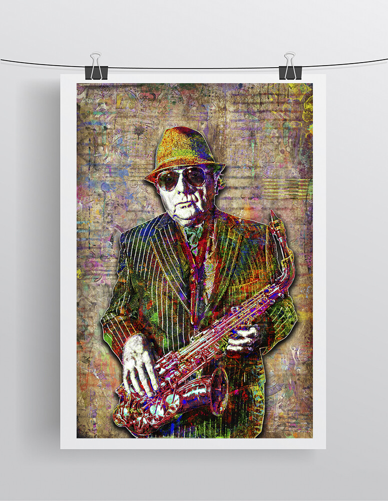Van Morrison Poster, VAN MORRISON Music Tribute with Free Shipping US