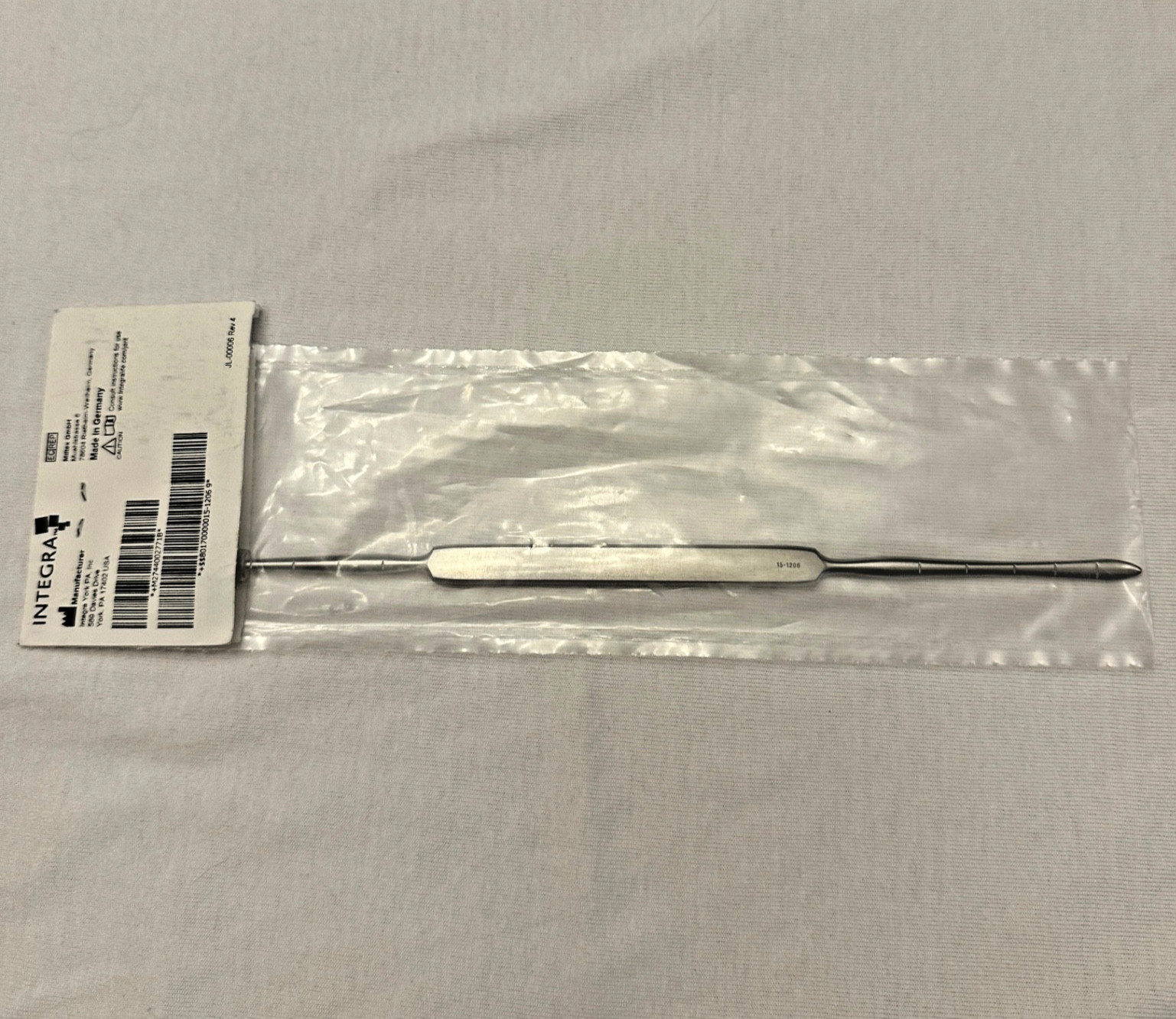 Integra Jarit 400-277 Cottle Septum Elevator, Double Ended Graduated 9"