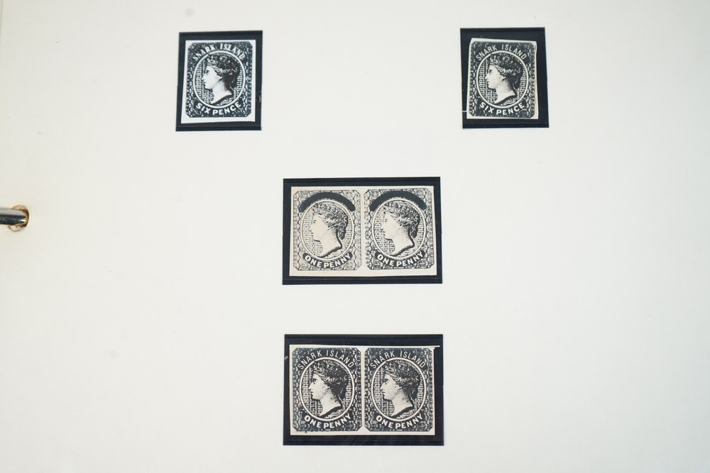 SNARK ISLAND 1980S FANTASY PHILATELY COLLECTION OF CINDERELLAS & COVERS