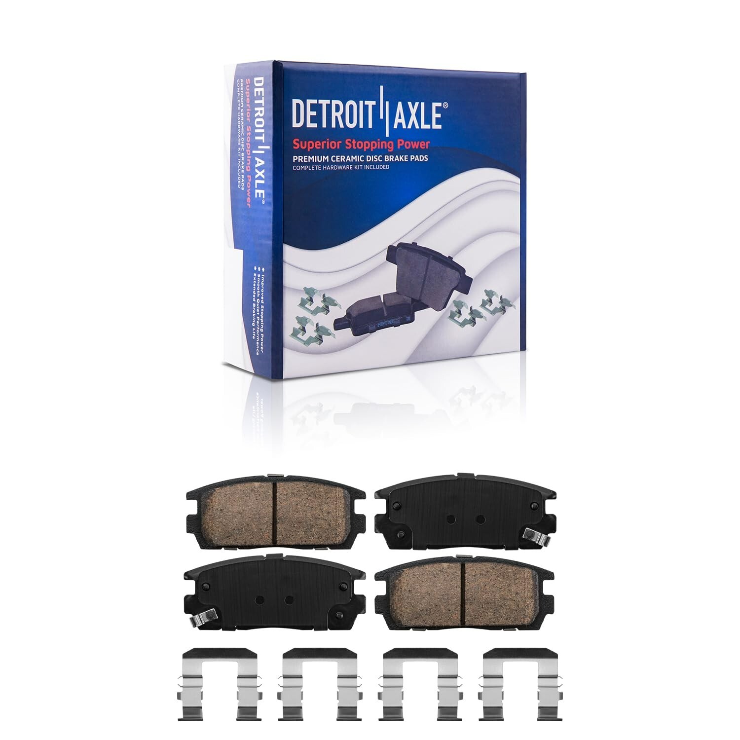 Front & Rear Ceramic Brake Pads for 2010 2011 2012 2013 2014-17 Equinox Terrain