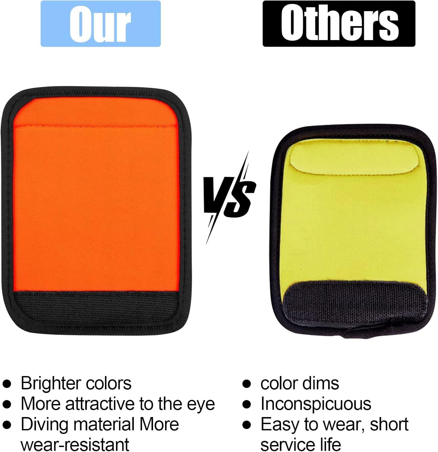 Travel Luggage Suitcase Tags Handle Wrap Identifiers Marker 6 Pack