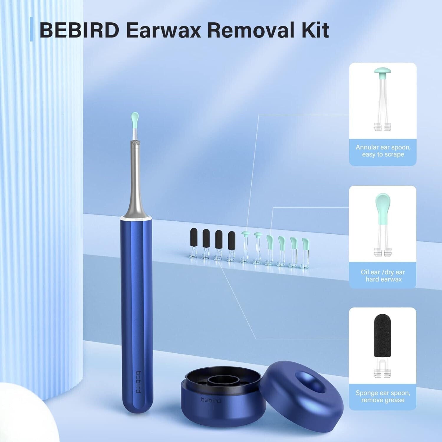BEBIRD X17 Pro Camera Endoscope Professional Visual Ear Cleaner Ear Wax Removal