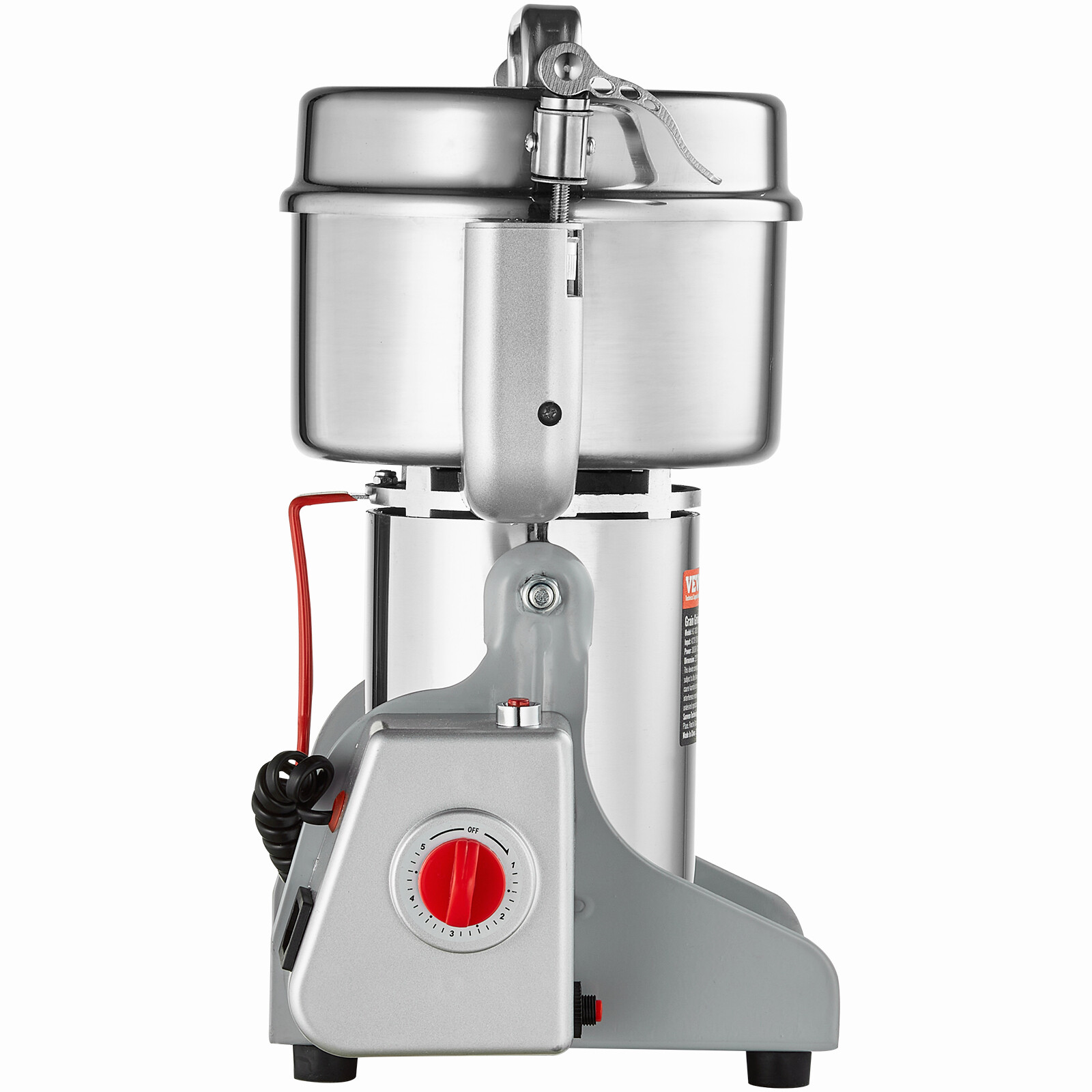 VEVOR 1000g Commercial Spice Grinder Electric Grain Mill Grinder High Speed