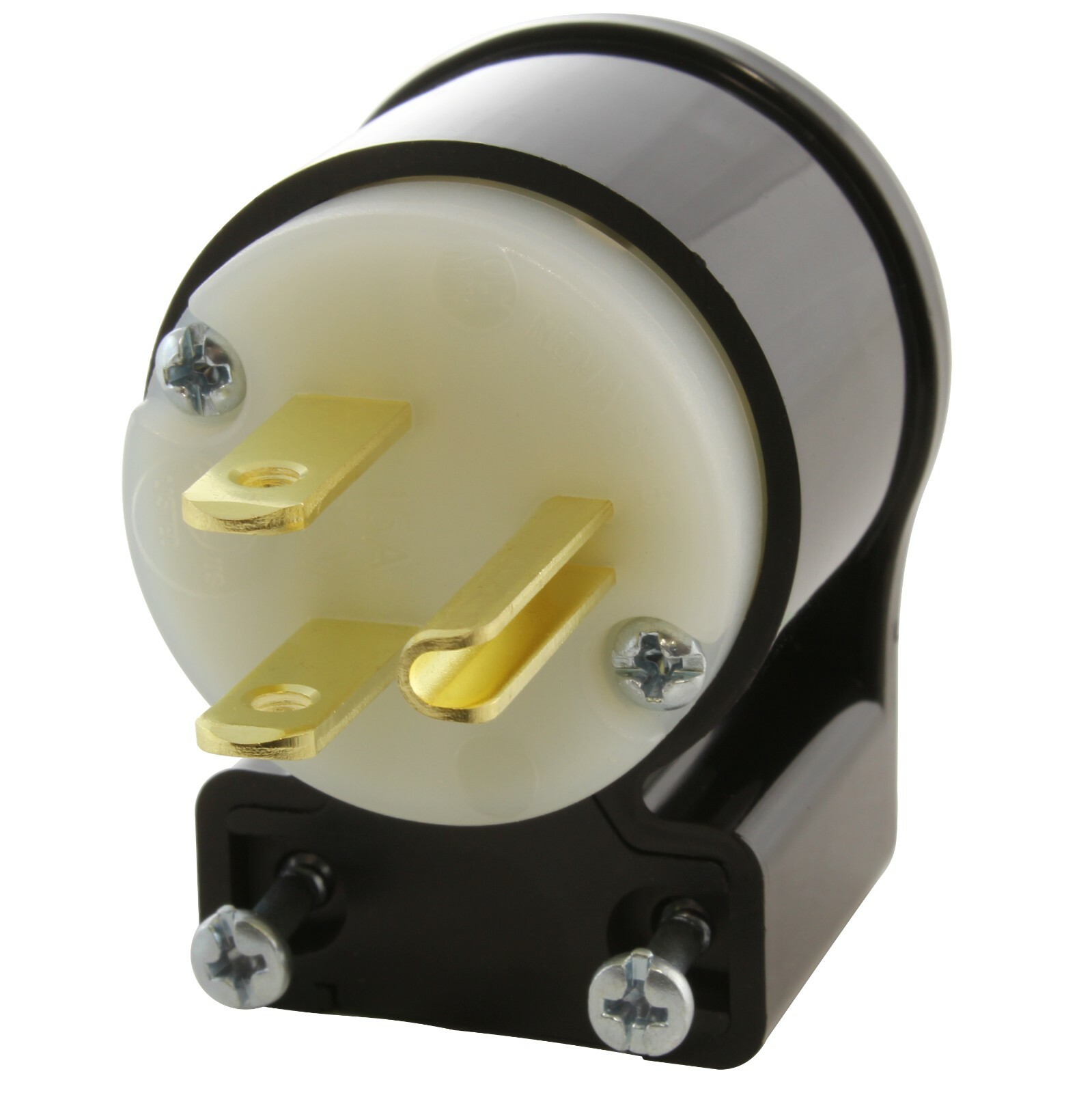 15A 125V NEMA 5-15P 3-Prong Multi-Angle Elbow Regular Household Plug Assembly