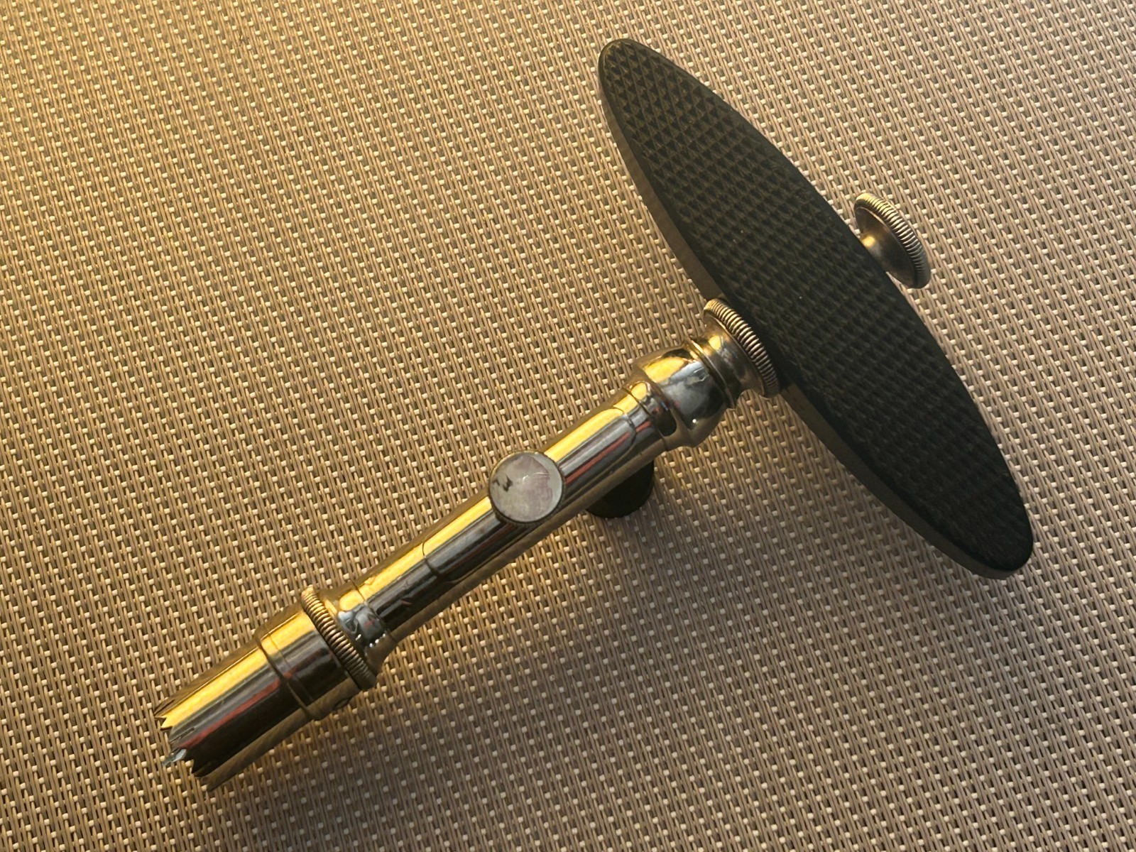 Antique Surgical Trepanation Tool / Germany ? / 19th century / Wood Ebony Handle