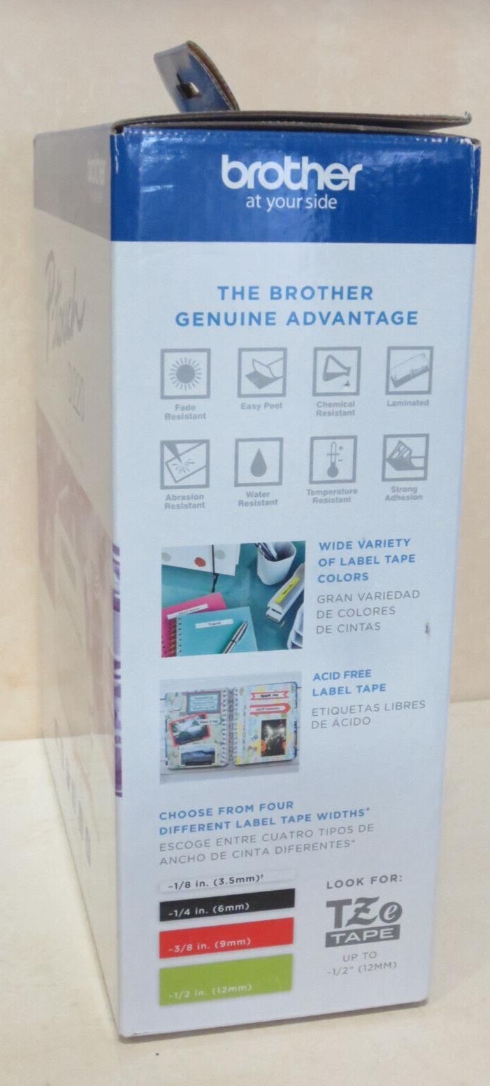 BROTHER LABELER PT-D220 LABEL MAKER 1/2" 12MM NEW IN BOX USES AC OR BATTERIES