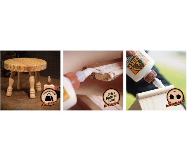 Gorilla 4 fl. oz. Wood Glue/Epoxy, Free Shipping, New