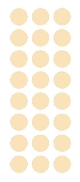 IVORY 1" Round Stickers Color Code Inventory Label Dot Stickers Package Seals