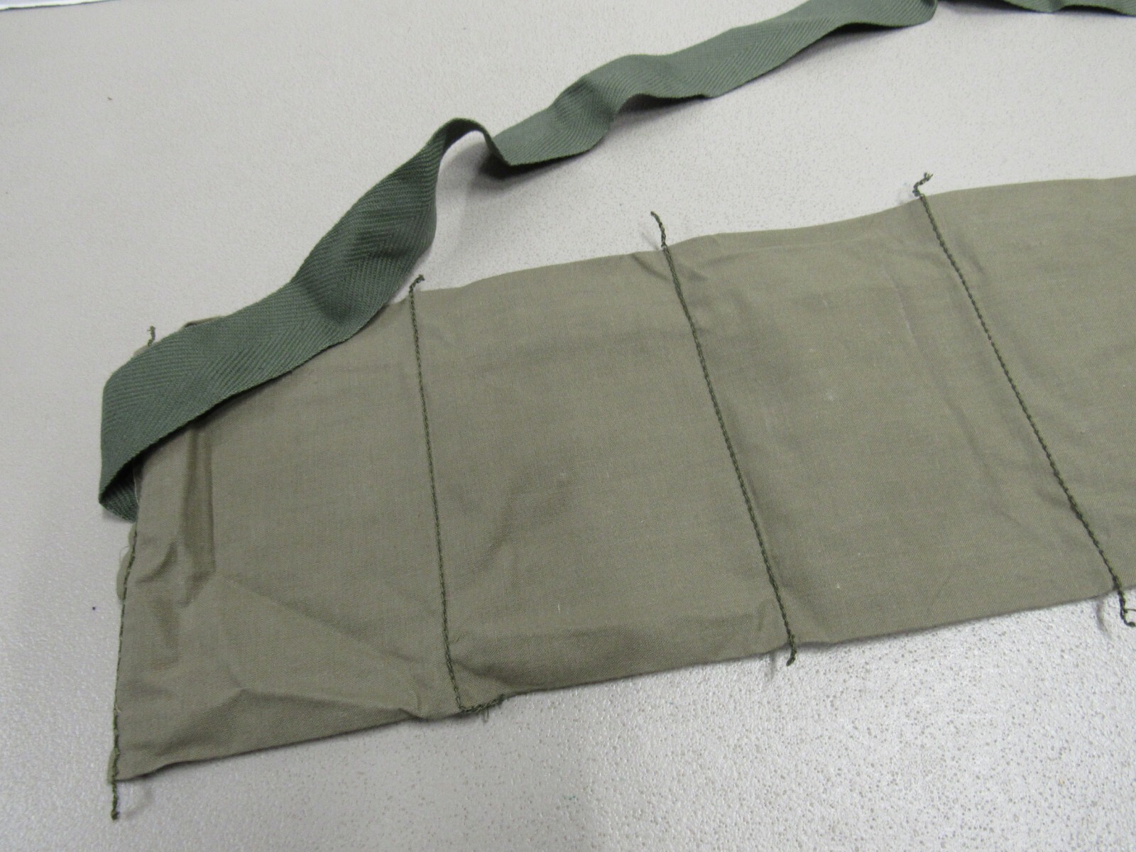 US VIETNAM ERA 7 POCKET AMMO BANDOLIER 1974 DATED UNISSUED US ARMY USMC 223