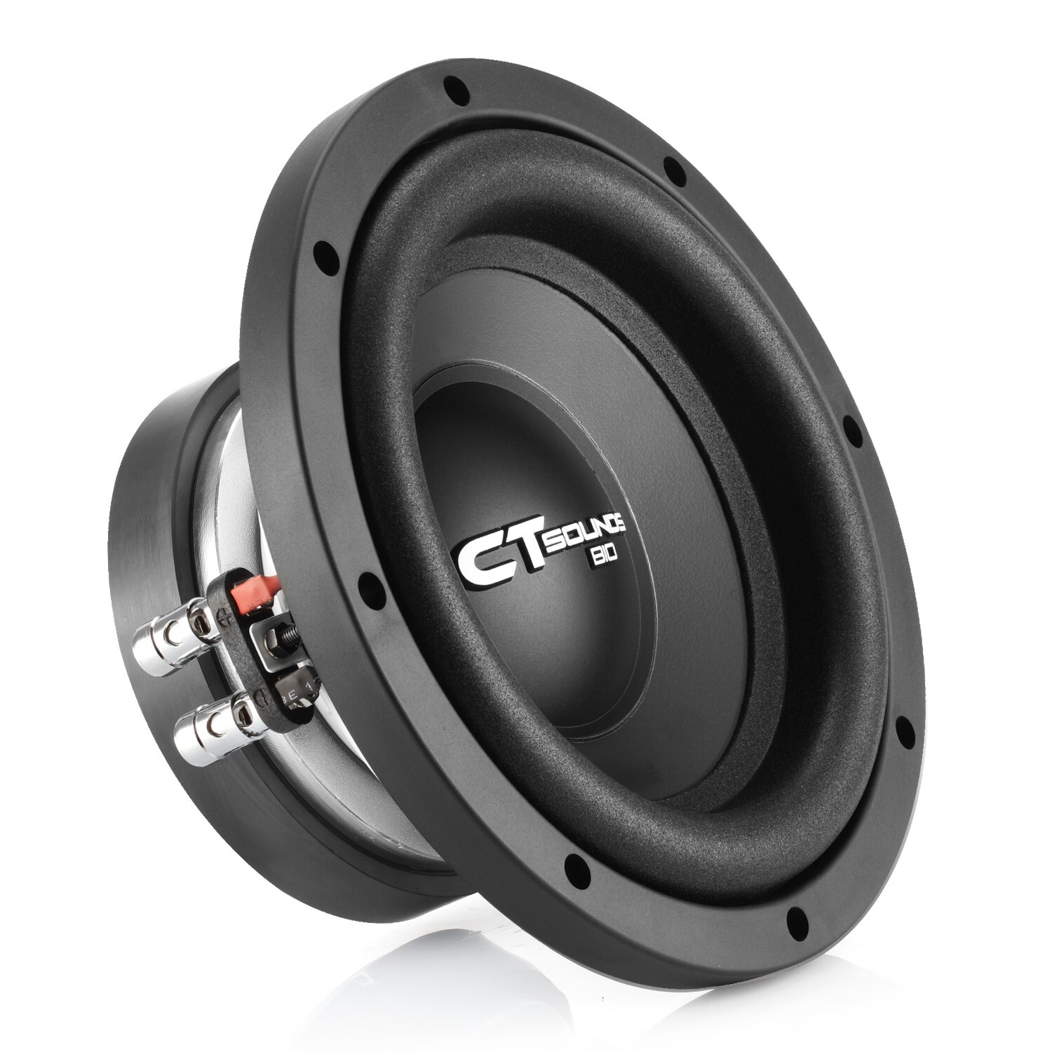 CT Sounds Bio 8” 600-Watt Dual 4-Ohm Car Subwoofer