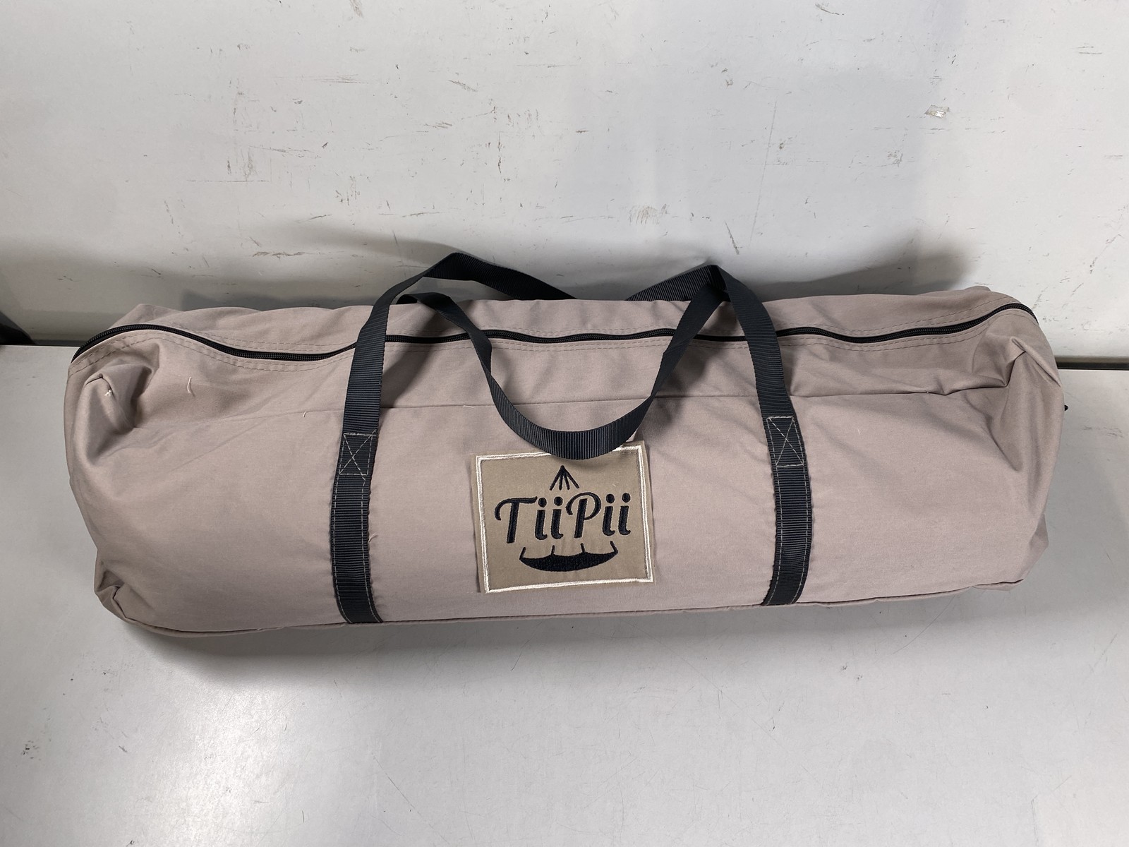 Indoor TiiPii Bed Range Large 6ft Hanging Nester in Taupe