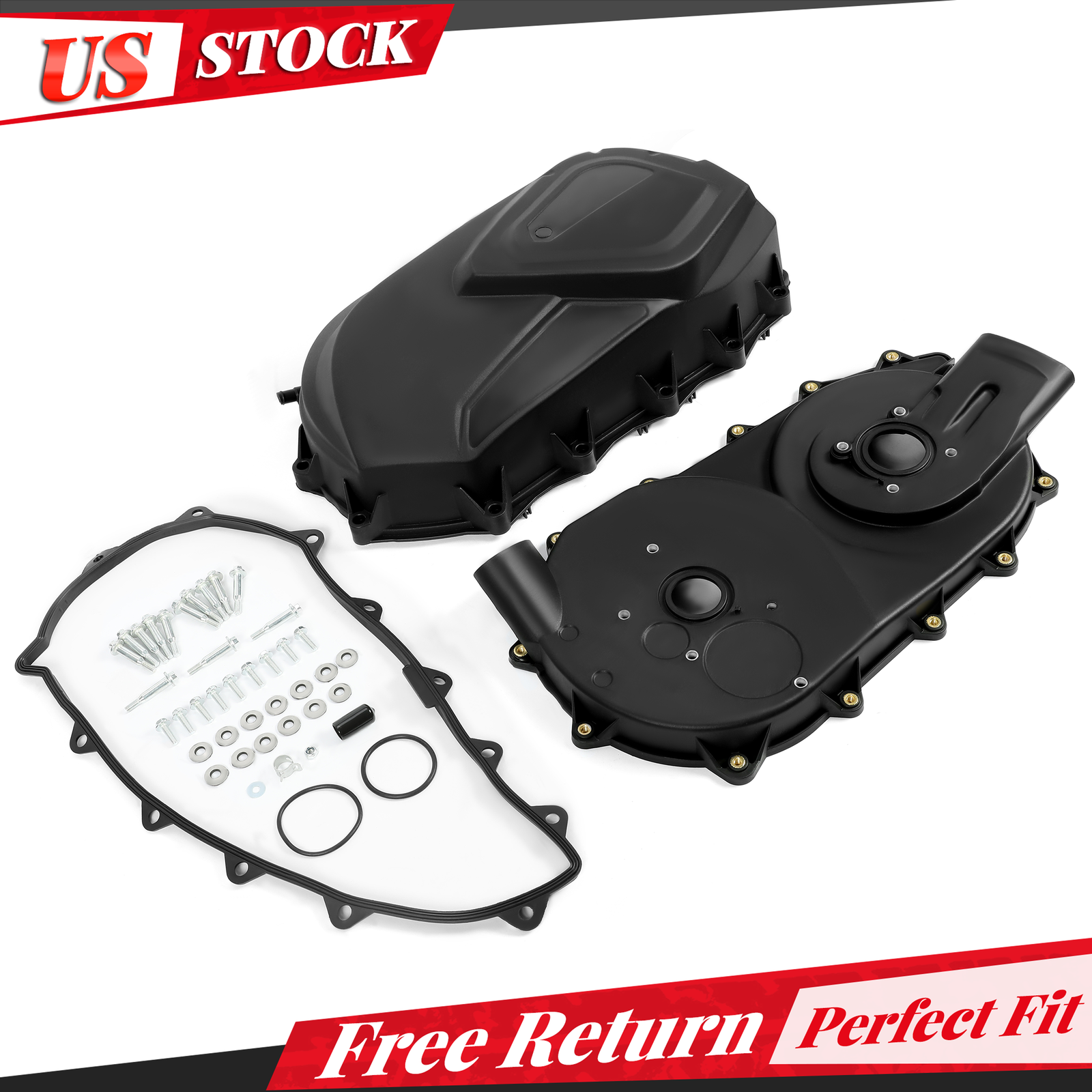 Clutch Belt Cover & Back Plate For 2006-2014 Can Am Outlander Renegade CVT
