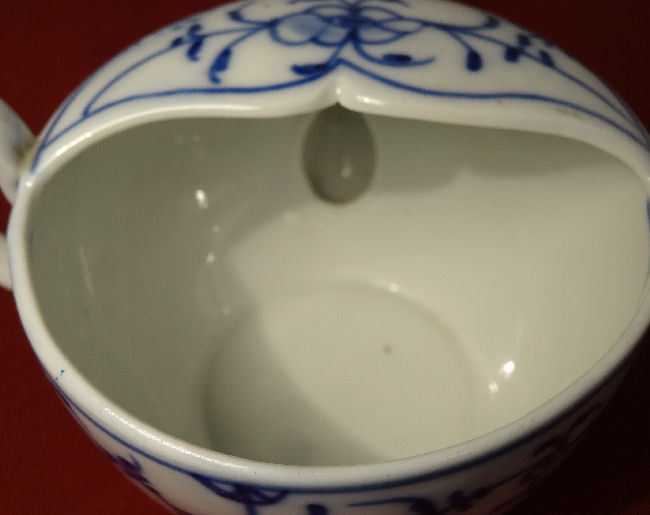 COPENHAGEN Pattern Flow Blue Porcelain Bedside Finger Candle Lamp & Neti Pot