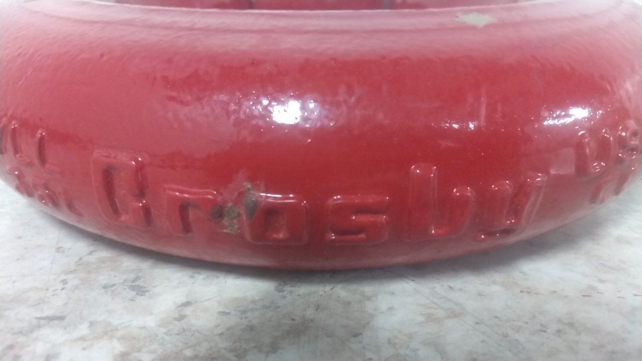 Crosby 1019686 70,000 Lb Working Load Limit Carbon Steel Anchor Shackle