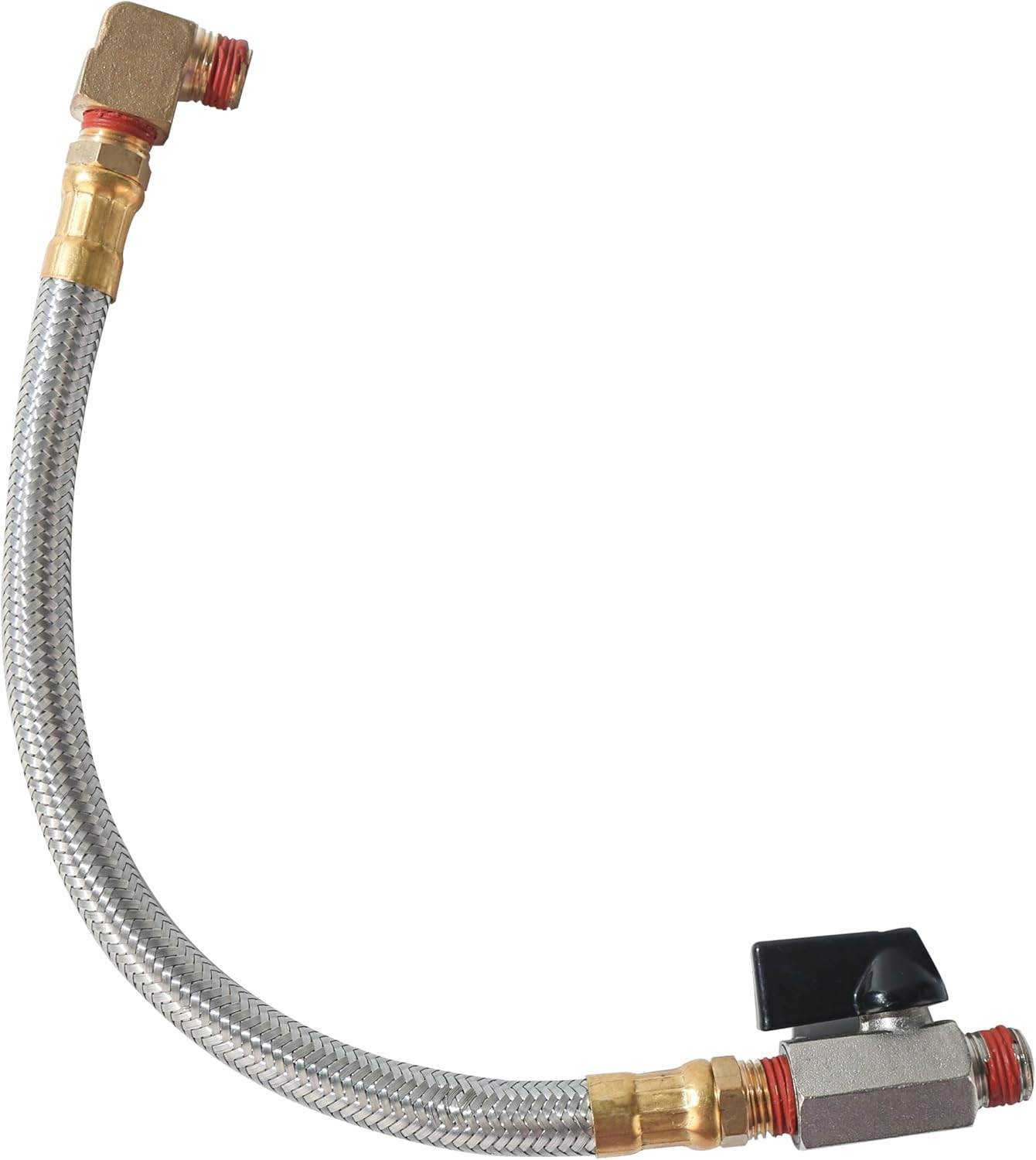 Extended Tank Drain Valve Assembly Kit for Air Compressor, Including 10 Inches A