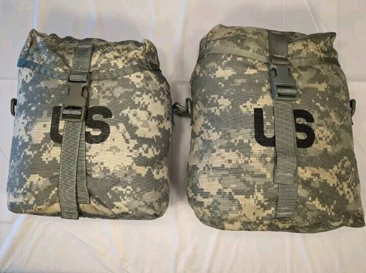 Complete USGI MOLLE Large Rucksack Field Pack Set Frame Pouches Straps ACU EXC