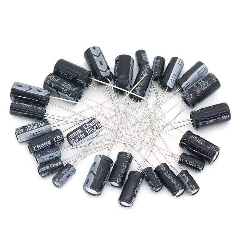 5pc Radial Electrolytic Capacitor 250V 100V 50V 25V 16V 0.22uF-4700uF 10000uF