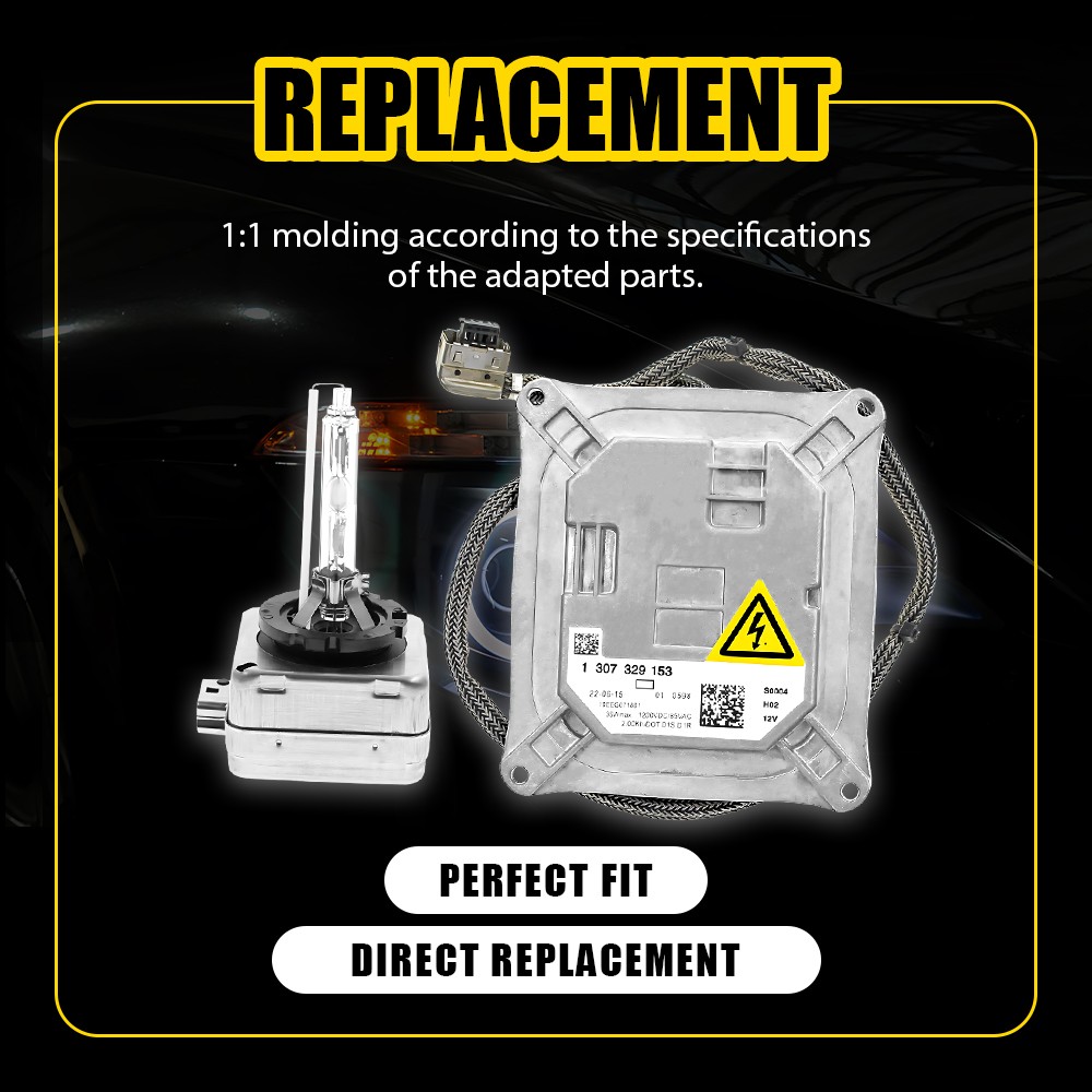 2X For 2006-11 Cadillac DTS Xenon HID Headlight Ballast Module 25806714 w/ Bulb