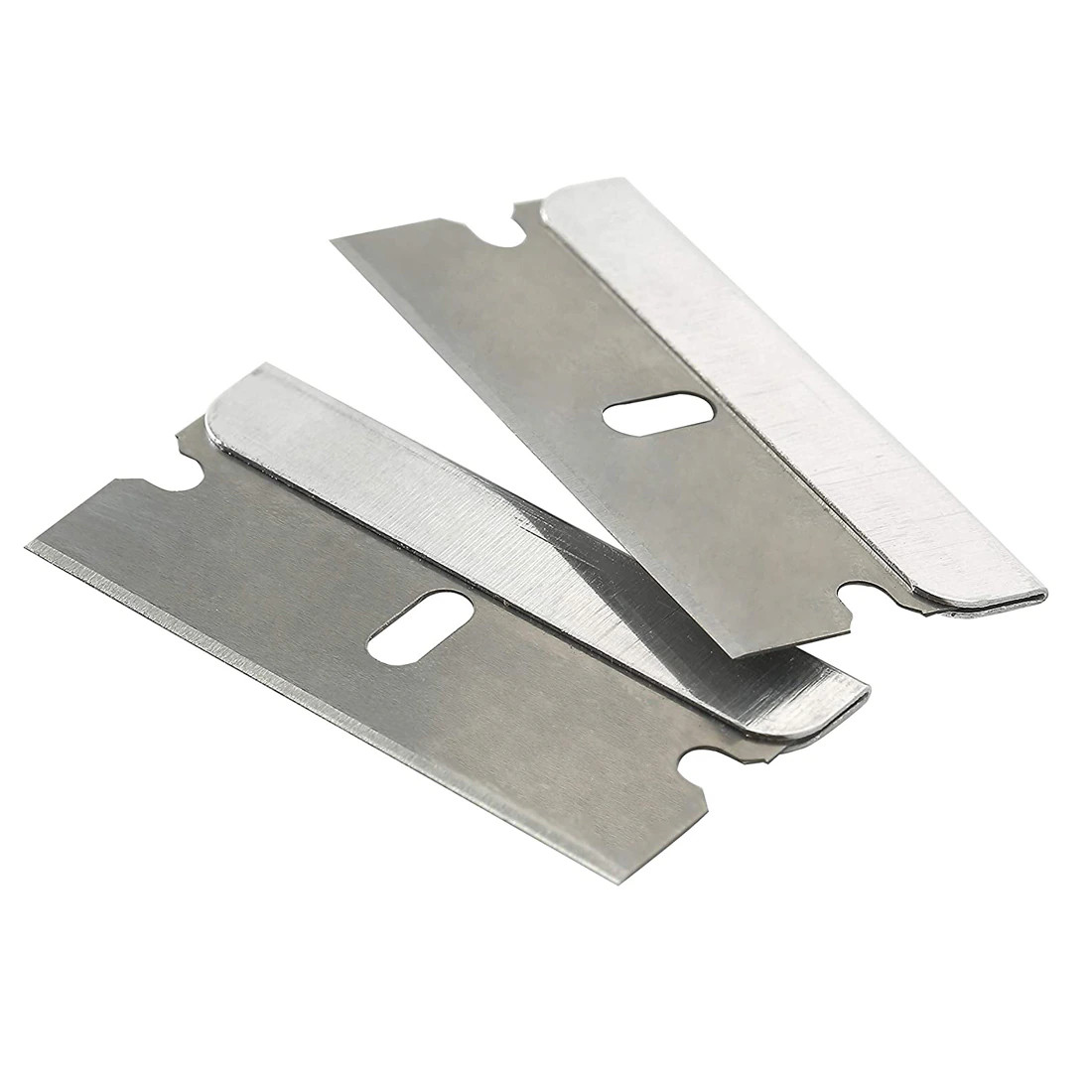 100 PCS Razor Blades Single Edge Extra Sharp Heat Treated Safety Knife Scrapers