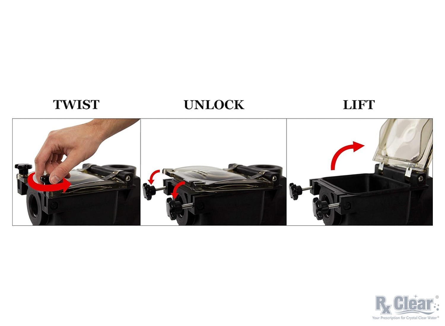 Rx Clear Ultimate Niagara In-Ground Swimming Pool Pump - 56 Frame - Choose HP