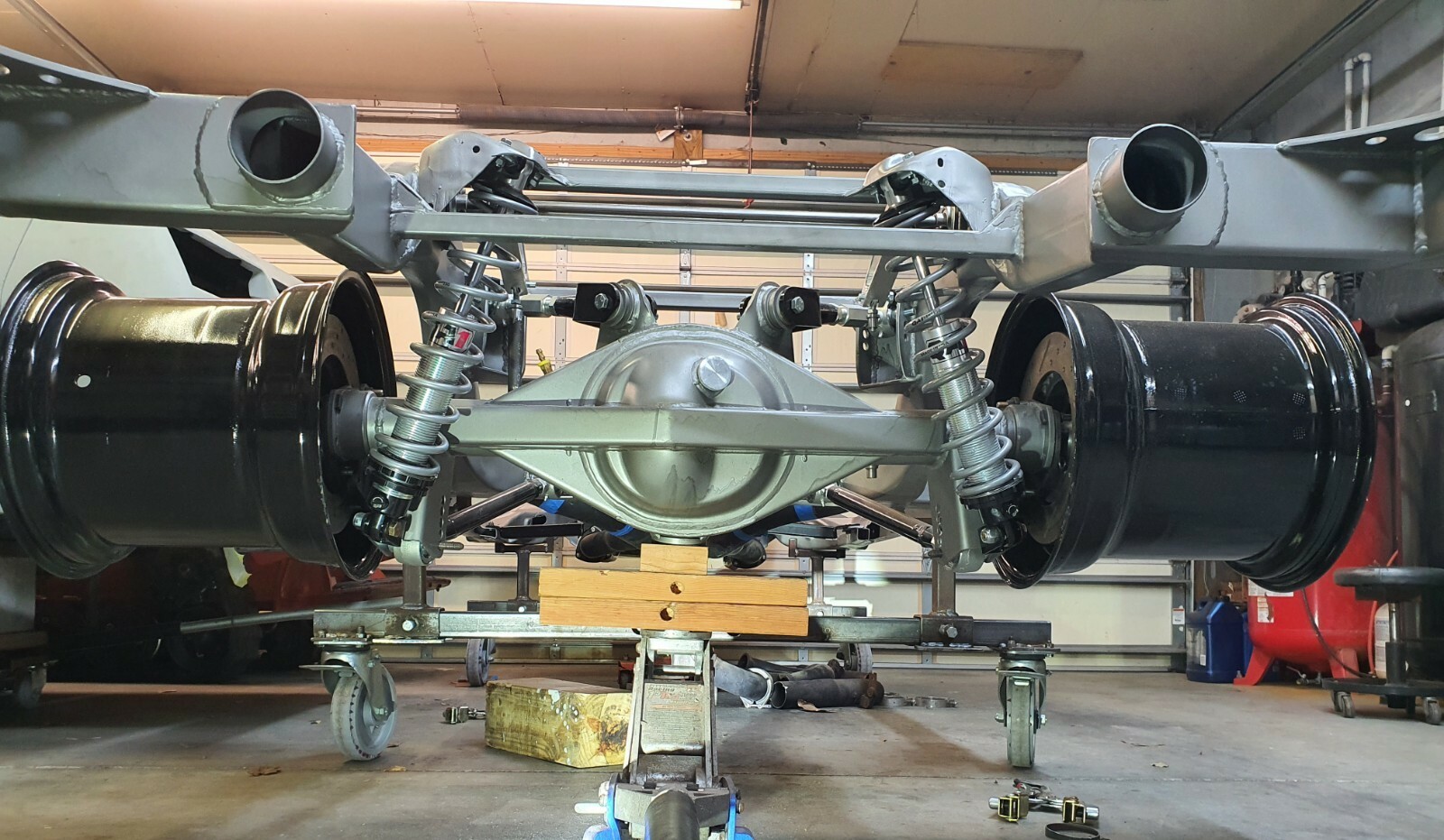 El Camino G-Body Pro Street Drag Tubbed BackHalf 4-Link Chassis Frame Race Ford9