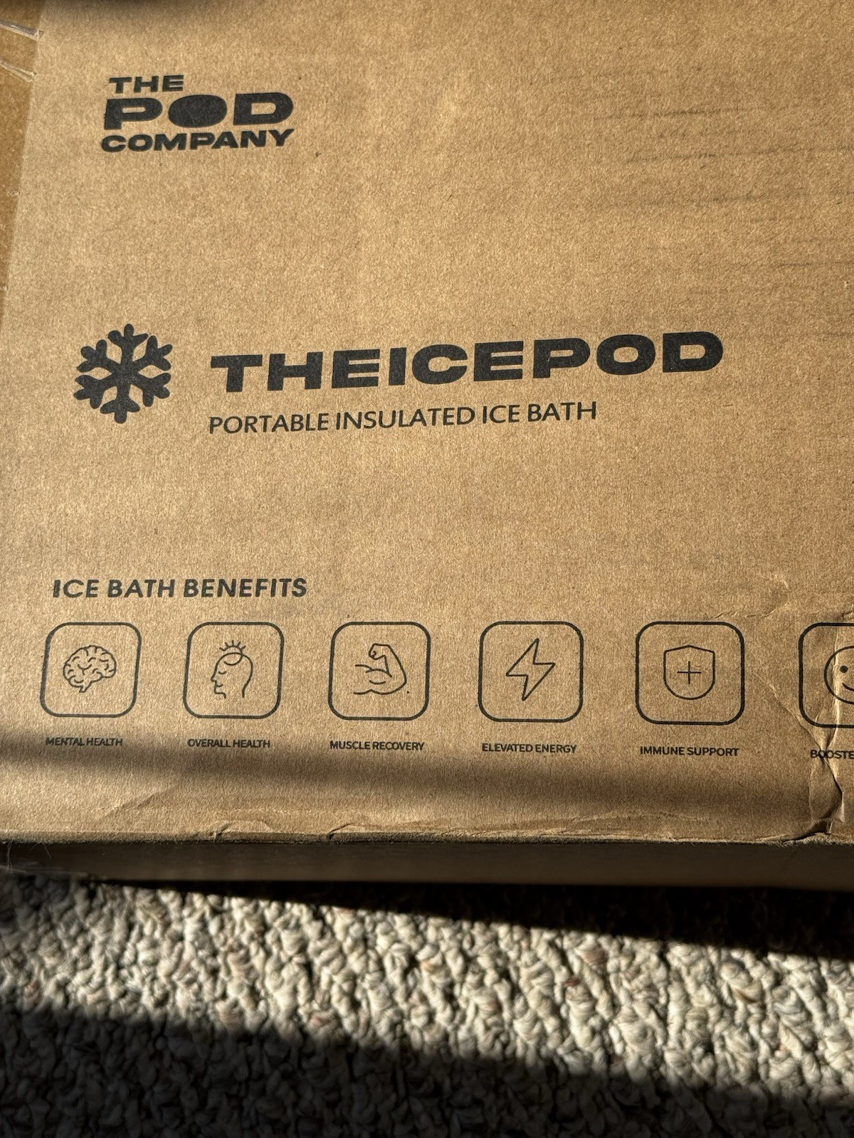 The Ice Pod Portable Ice Bath for Recovery, Collapsible Cold Plunge Brand New