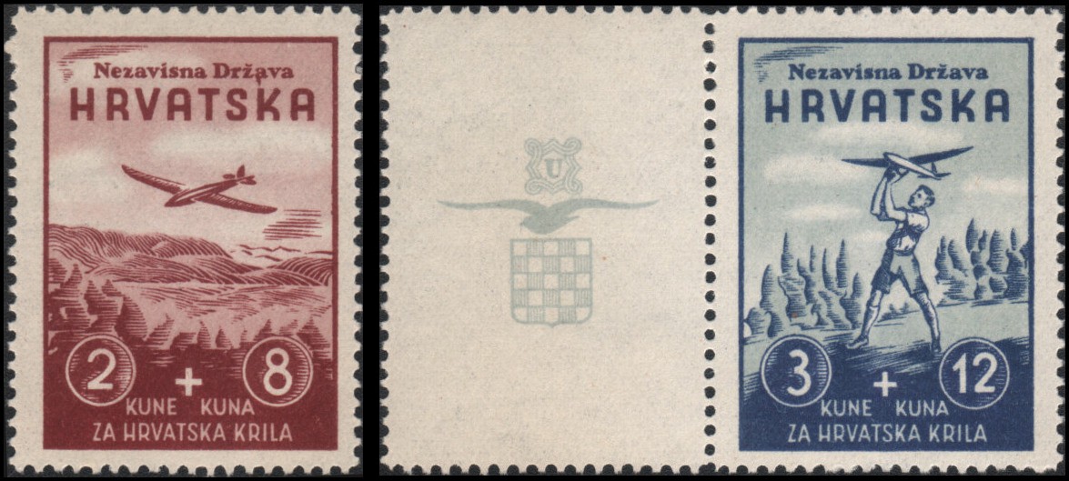 Croatia #B11a-B11b MH