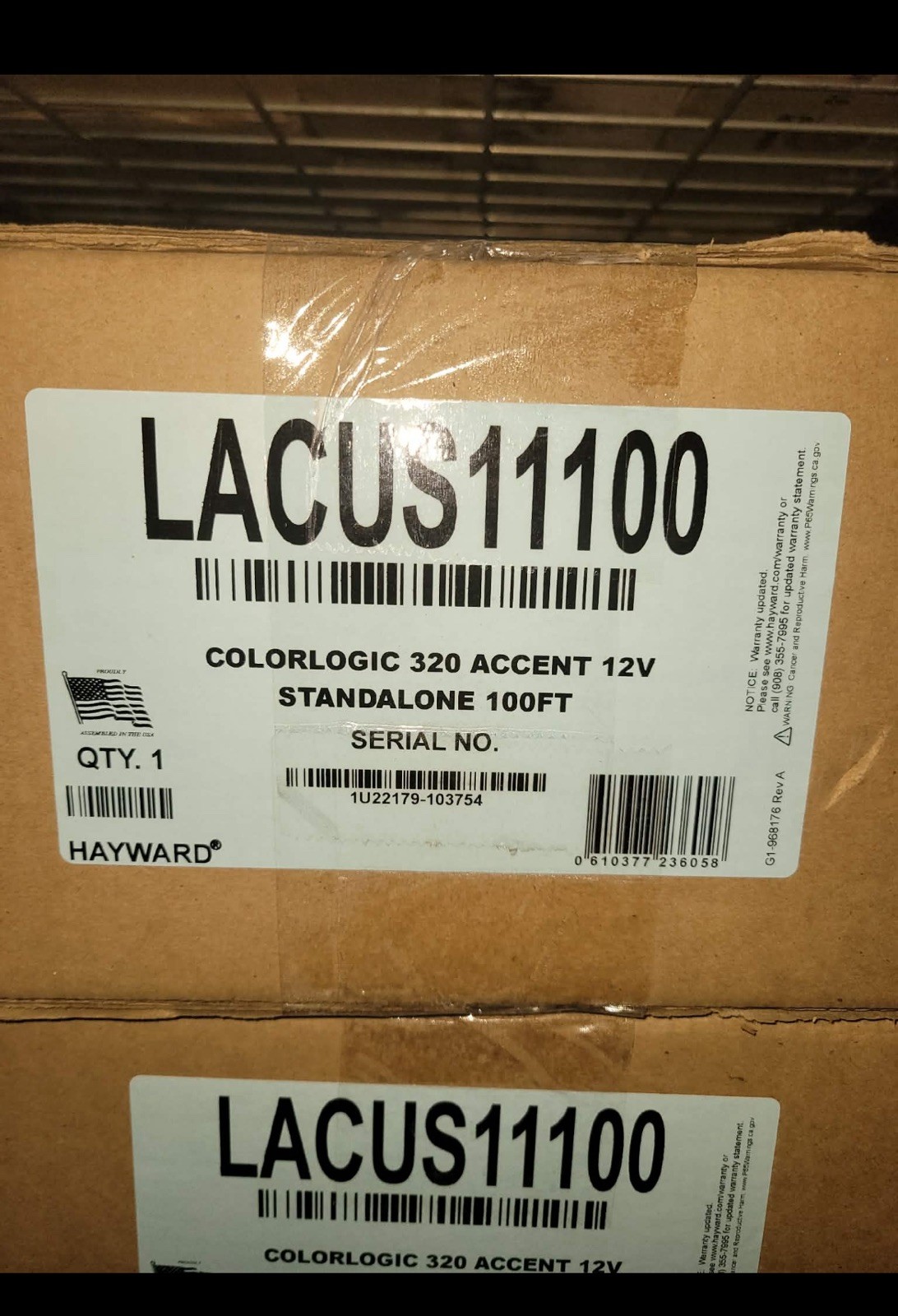 New Hayward LACUS11100 ColorLogic 320 Accent Light 12V 100ft Cord
