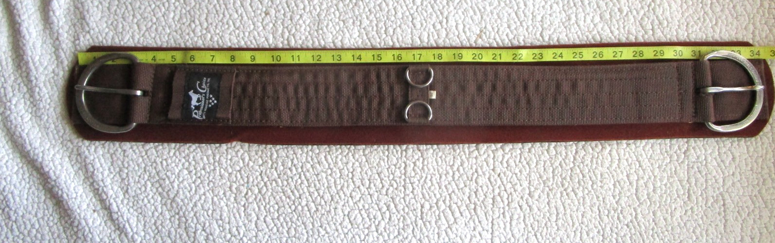 34” Professionals Choice BROWN Western Cinch