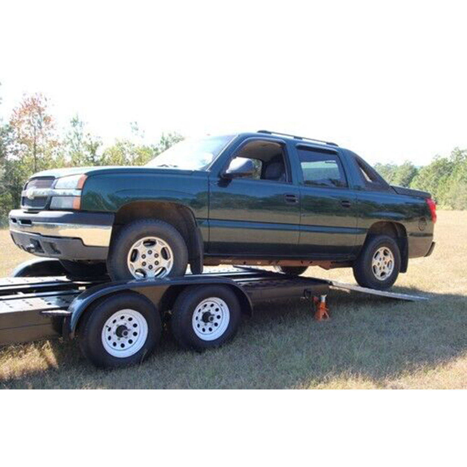 Pair Of 80" X 15" Aluminum 6000 LBS Truck Car Auto Trailer Ramps Hook End Knife