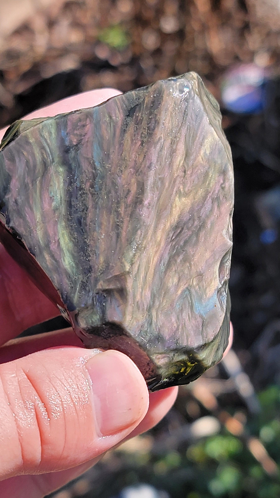 Random Pull RARE Mexican Velvet Obsidian Rough! Old Stock!