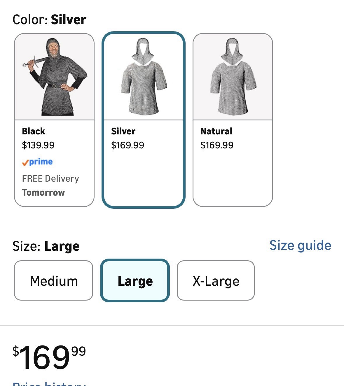 Chainmail Shirt And Chainmail Hood Medieval Knight Armor Renaissance Costume