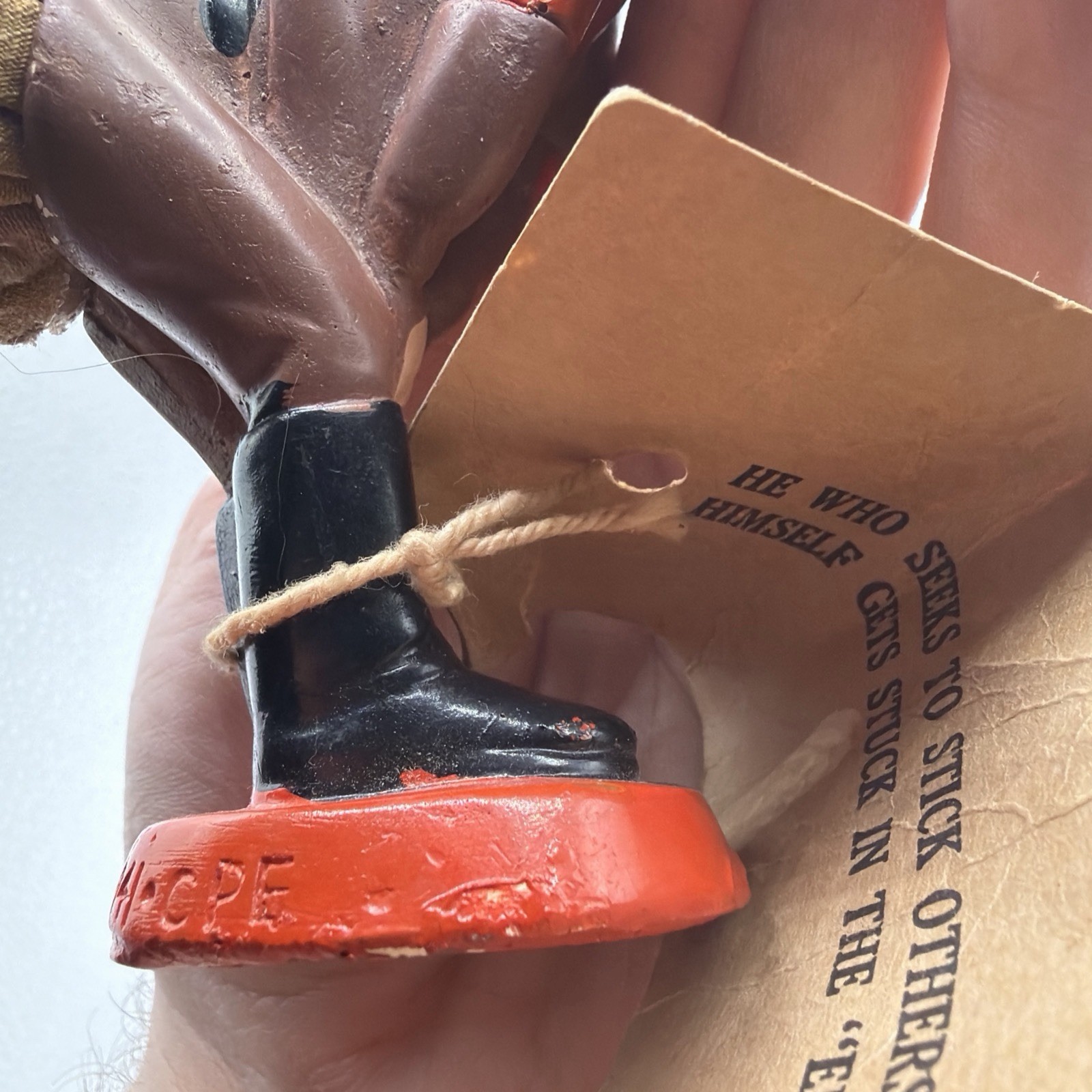 Rare 1941 "Hotzi Notzi" Adolf Hitler Pin Cushion + Original Label