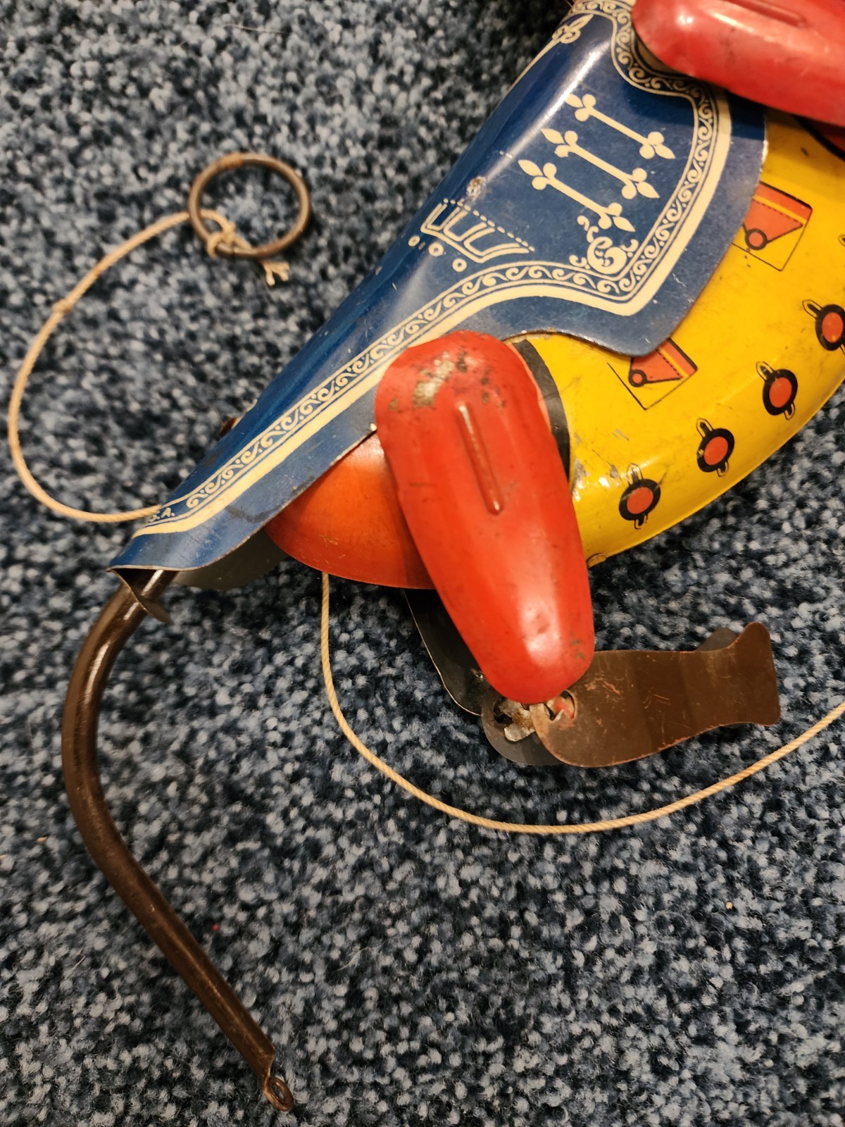 MARX ZIPPO THE CLIMBING MONKEY TIN TOY