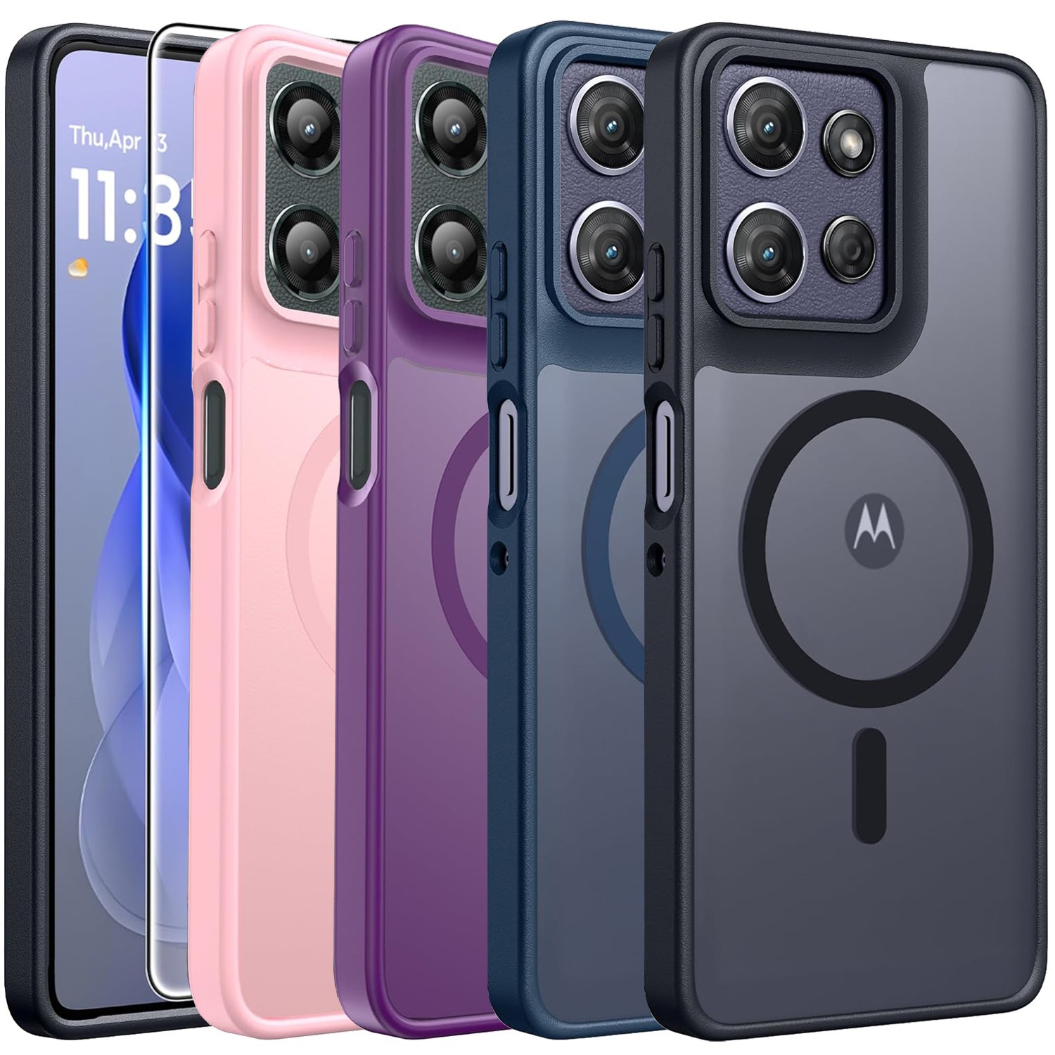 For Motorola Moto G Power 5G 2025 2026 Case Mag Safe Phone Cover + Glass Screen